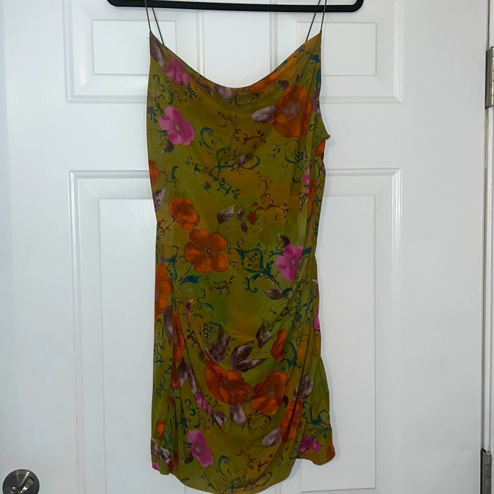 Wild Fable (NWT) Floral Green Dress